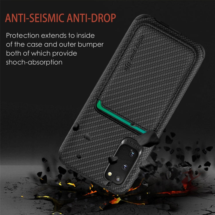 Carbon Fiber Leather Card Magsafe Phone Case, For Samsung Galaxy S22 5G, For Samsung Galaxy S22+ 5G, For Samsung Galaxy S22 Ultra 5G, For Samsung Galaxy S21 5G, For Samsung Galaxy S21 Ultra 5G, For Samsung Galaxy S20, For Samsung Galaxy S20+           ...
