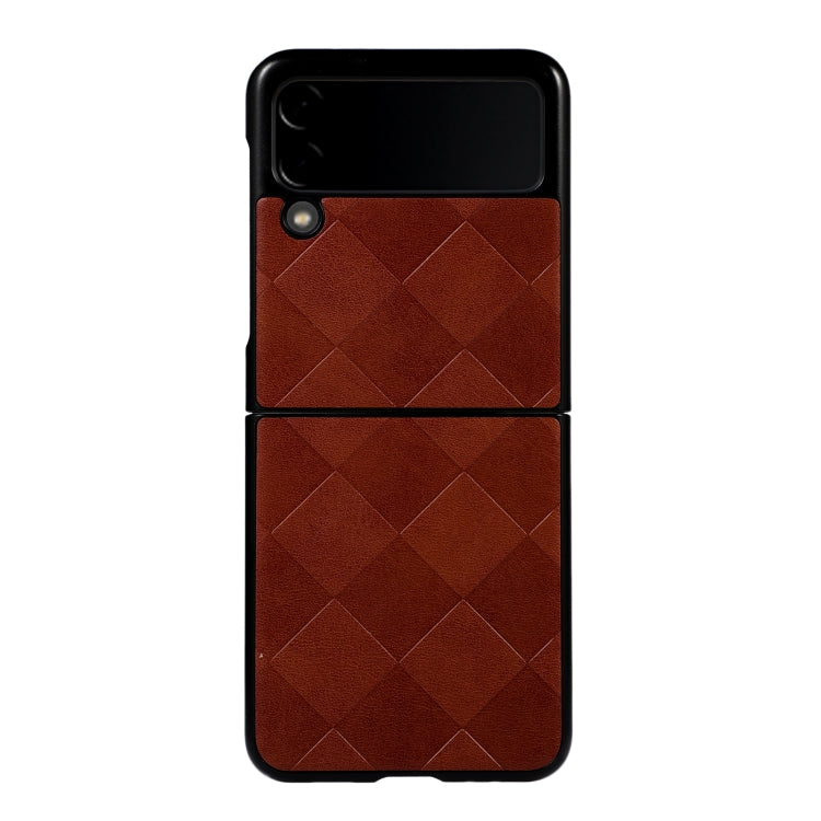 Weave Plaid PU Phone Case, For Samsung Galaxy S22 5G, For Samsung Galaxy S22+ 5G, For Samsung Galaxy S22 Ultra 5G, For Samsung Galaxy Z Flip 3 5G, For Samsung Galaxy Z Fold2 5G, For Samsung Galaxy Z Fold3 5G
