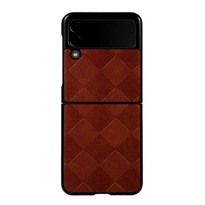 Weave Plaid PU Phone Case, For Samsung Galaxy S22 5G, For Samsung Galaxy S22+ 5G, For Samsung Galaxy S22 Ultra 5G, For Samsung Galaxy Z Flip 3 5G, For Samsung Galaxy Z Fold2 5G, For Samsung Galaxy Z Fold3 5G