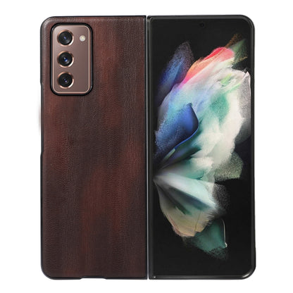 Yellow Cow Texture PU Phone Case, For Samsung Galaxy A03 Core, For Samsung Galaxy Z Flip 3 5G, For Samsung Galaxy Z Fold2 5G, For Samsung Galaxy Z Fold3 5G