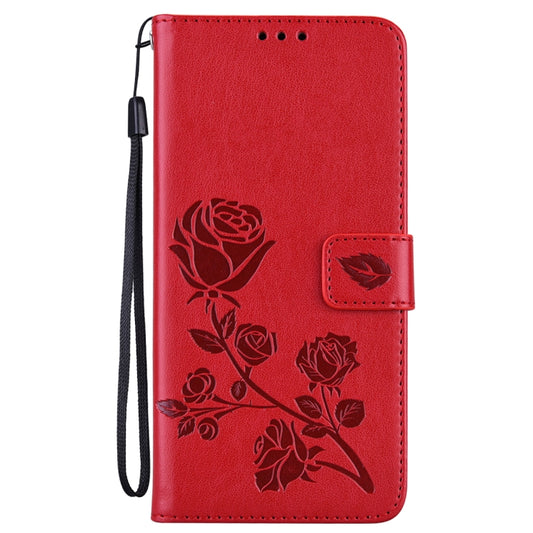 Rose Embossed Leather Phone Case, For Samsung Galaxy A03 Core, For Samsung Galaxy A03s 164mm, For Samsung Galaxy A03 164mm, For Samsung Galaxy A33 5G, For Samsung Galaxy A53 5G, For Redmi Note 11 Global Version / Note 11S 4G Global Version