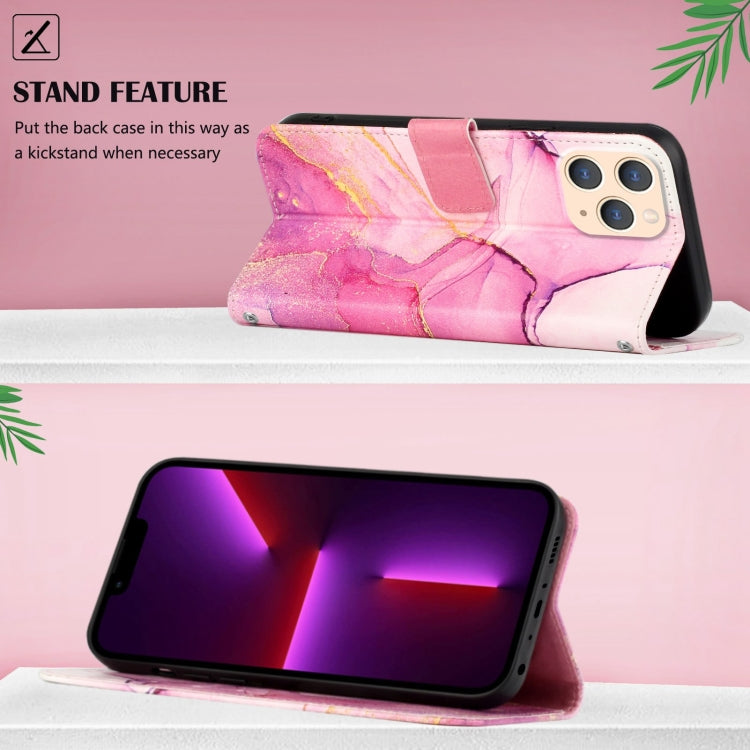 PT003 Marble Pattern Flip Leather Phone Case, For iPhone 11 Pro Max, For iPhone SE 2022 / SE 2020 / 8 / 7, For iPhone X / XS, For iPhone XS Max, For iPhone XR