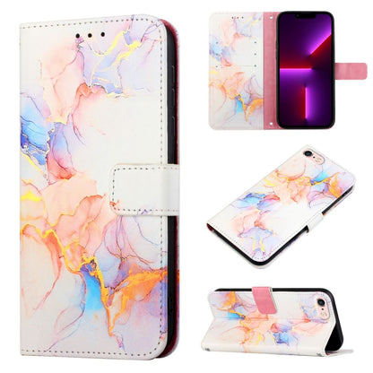 PT003 Marble Pattern Flip Leather Phone Case, For iPhone 11 Pro Max, For iPhone SE 2022 / SE 2020 / 8 / 7, For iPhone X / XS, For iPhone XS Max, For iPhone XR
