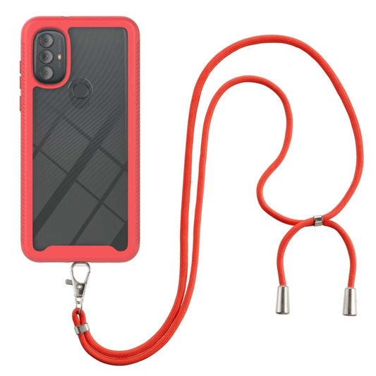 Starry Sky Solid Color Series Shockproof PC + TPU Protective Phone Case with Neck Strap, For Motorola Moto G Power 2022, For Samsung Galaxy A33 5G, For Samsung Galaxy A53 5G, For Samsung Galaxy S22 5G, For Samsung Galaxy S22+ 5G                        ...