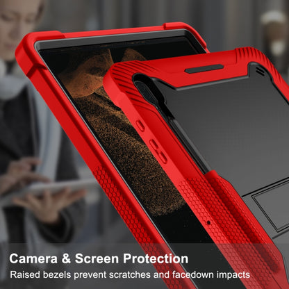 Silicone + PC Shockproof Protective Tablet Case, For Samsung Galaxy Tab S9  Ultra / S8 Ultra