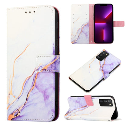 PT003 Marble Pattern Flip Leather Phone Case, For Samsung Galaxy A03 164mm, For Samsung Galaxy A03 166mm, For Samsung Galaxy A03s 164mm, For Samsung Galaxy A03s 166mm US Version, For Samsung Galaxy A12 / M12, For Samsung Galaxy A13 4G                  ...