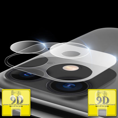 9D Transparent Rear Camera Lens Protector Tempered Glass Film Combination Packages, For iPhone 11, For iPhone 11 Pro, For iPhone 11 Pro Max