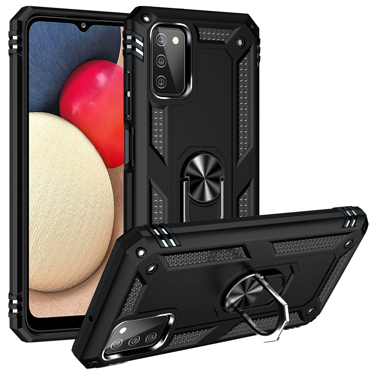 Shockproof TPU + PC Phone Case with Holder, For Samsung Galaxy A03s US Version, For Samsung Galaxy A23