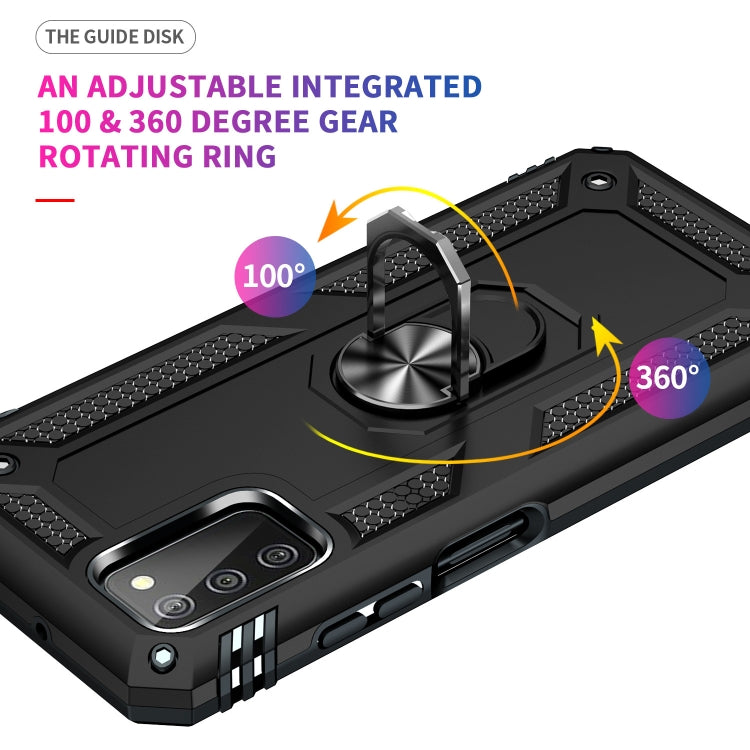 Shockproof TPU + PC Phone Case with Holder, For Samsung Galaxy A03s US Version, For Samsung Galaxy A23