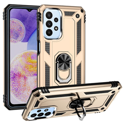 Shockproof TPU + PC Phone Case with Holder, For Samsung Galaxy A03s US Version, For Samsung Galaxy A23