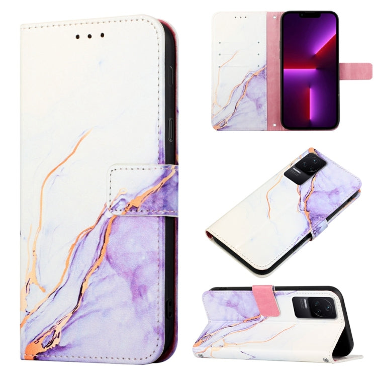 PT003 Marble Pattern Flip Leather Phone Case, For Xiaomi Redmi K50, For Xiaomi Redmi K50 Pro, For Xiaomi Poco M4 Pro 4G, For Xiaomi Poco X4 Pro 5G, For Samsung Galaxy S21 5G, For Samsung Galaxy S21+ 5G, For Samsung Galaxy S22 Ultra 5G