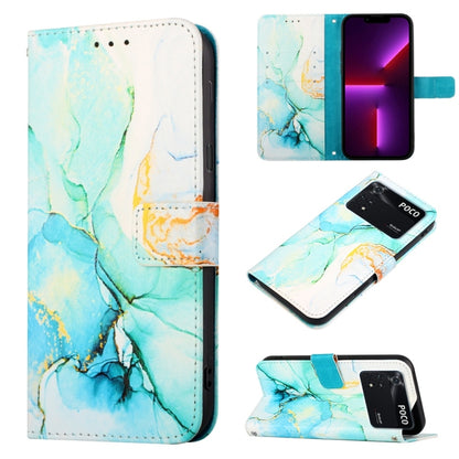 PT003 Marble Pattern Flip Leather Phone Case, For Xiaomi Redmi K50, For Xiaomi Redmi K50 Pro, For Xiaomi Poco M4 Pro 4G, For Xiaomi Poco X4 Pro 5G, For Samsung Galaxy S21 5G, For Samsung Galaxy S21+ 5G, For Samsung Galaxy S22 Ultra 5G