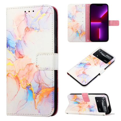PT003 Marble Pattern Flip Leather Phone Case, For Xiaomi Redmi K50, For Xiaomi Redmi K50 Pro, For Xiaomi Poco M4 Pro 4G, For Xiaomi Poco X4 Pro 5G, For Samsung Galaxy S21 5G, For Samsung Galaxy S21+ 5G, For Samsung Galaxy S22 Ultra 5G
