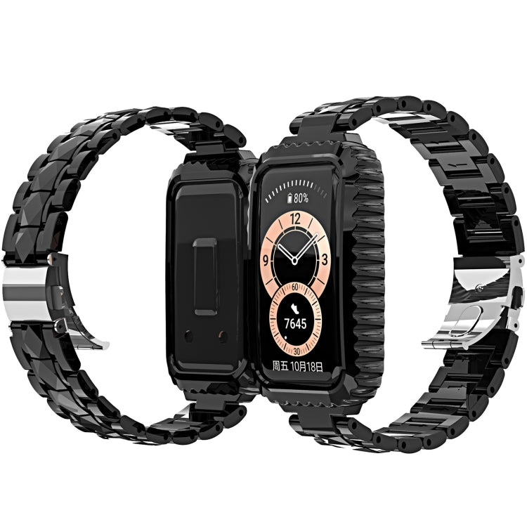 Stainless Steel Watchband, For Huawei Band 6 / Honor Band 6, For Xiaomi Mi Band 6 / 5, For Xiaomi Mi Band 4 / 3
