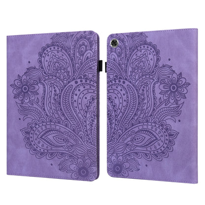 Peacock Embossed Pattern Leather Tablet Case, For Samsung Galaxy Tab A7 Lite, For Samsung Galaxy Tab A8 10.5 2021