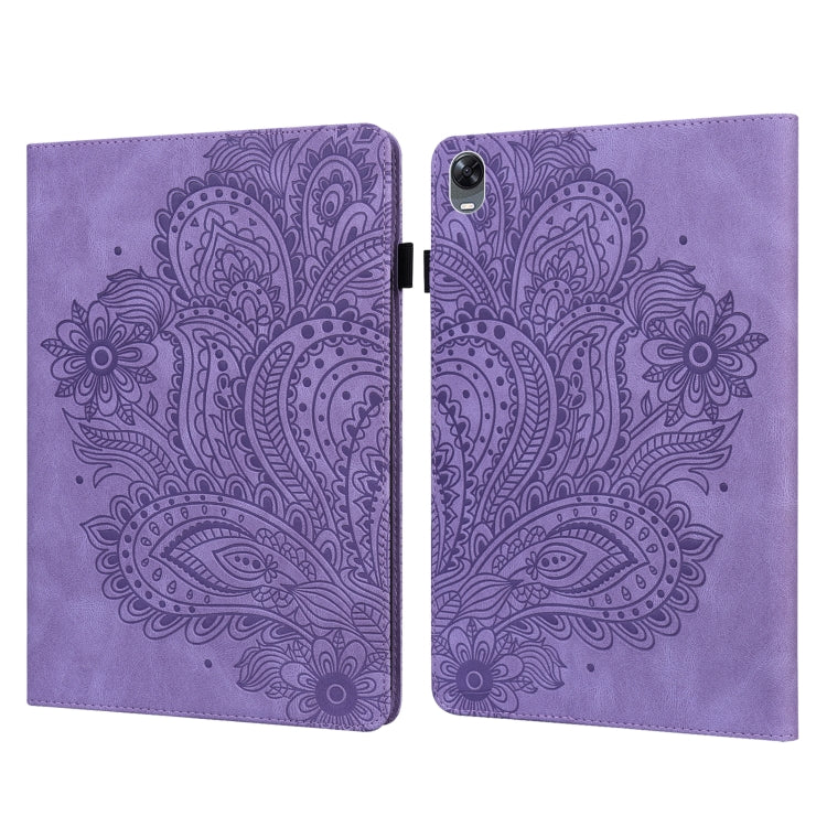 Peacock Embossed Pattern TPU + PU Leather Tablet Case, For OPPO Pad 11 inch, For OPPO Realme Pad 10.4 inch, For Huawei Enjoy Tablet 2 10.1 inch, For Huawei MediaPad M5 Lite 10, For Huawei MatePad 10.4, For Huawei MatePad T8 8.0 2020                    ...