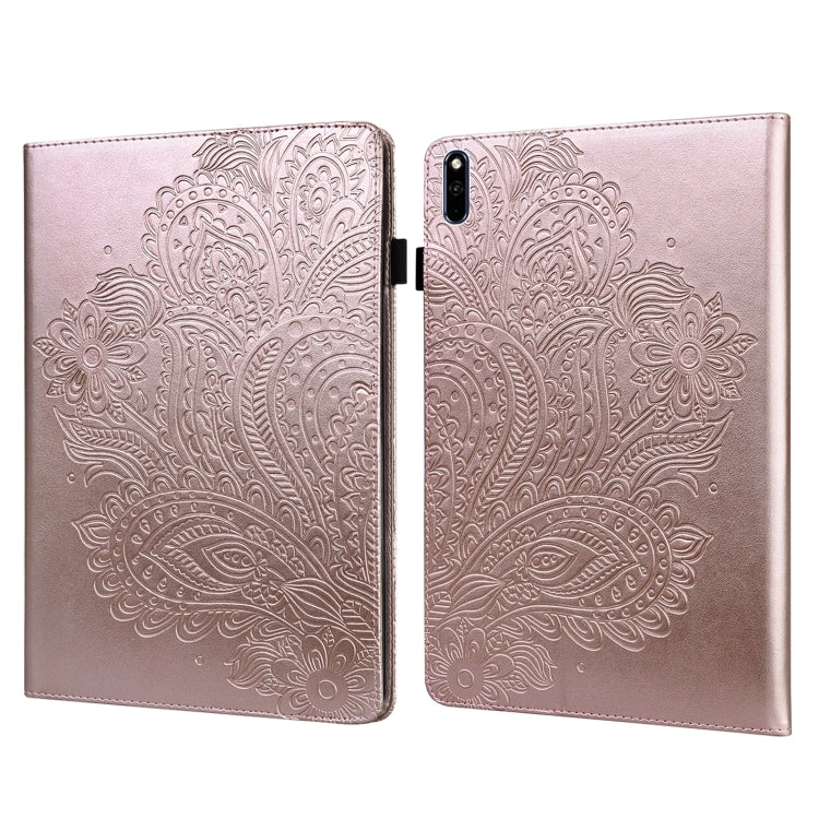 Peacock Embossed Pattern TPU + PU Leather Tablet Case, For OPPO Pad 11 inch, For OPPO Realme Pad 10.4 inch, For Huawei Enjoy Tablet 2 10.1 inch, For Huawei MediaPad M5 Lite 10, For Huawei MatePad 10.4, For Huawei MatePad T8 8.0 2020                    ...