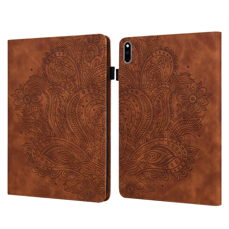 Peacock Embossed Pattern TPU + PU Leather Tablet Case, For OPPO Pad 11 inch, For OPPO Realme Pad 10.4 inch, For Huawei Enjoy Tablet 2 10.1 inch, For Huawei MediaPad M5 Lite 10, For Huawei MatePad 10.4, For Huawei MatePad T8 8.0 2020                    ...