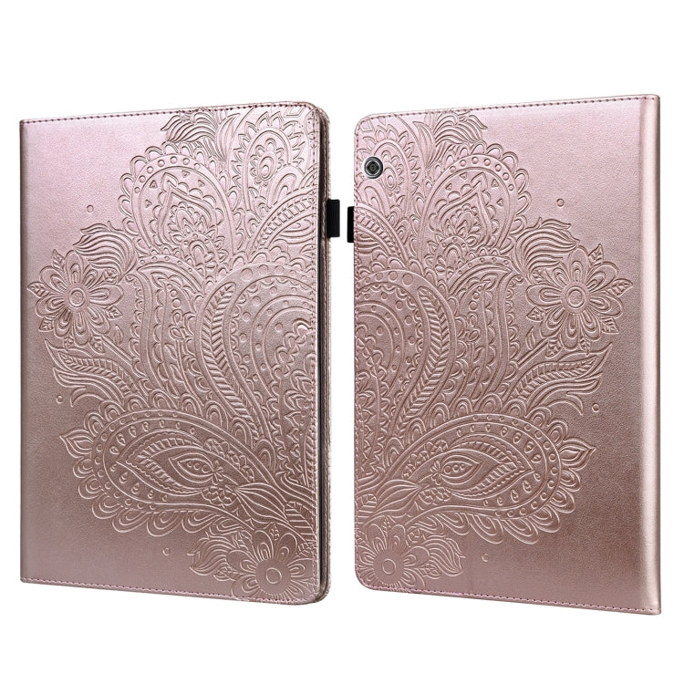 Peacock Embossed Pattern TPU + PU Leather Tablet Case, For OPPO Pad 11 inch, For OPPO Realme Pad 10.4 inch, For Huawei Enjoy Tablet 2 10.1 inch, For Huawei MediaPad M5 Lite 10, For Huawei MatePad 10.4, For Huawei MatePad T8 8.0 2020                    ...