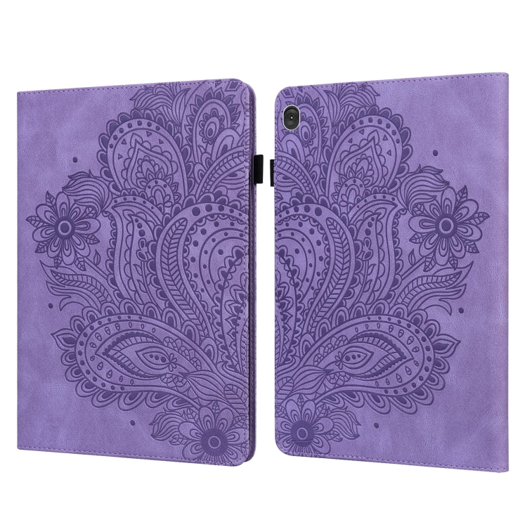 Peacock Embossed Pattern TPU + PU Leather Tablet Case, For OPPO Pad 11 inch, For OPPO Realme Pad 10.4 inch, For Huawei Enjoy Tablet 2 10.1 inch, For Huawei MediaPad M5 Lite 10, For Huawei MatePad 10.4, For Huawei MatePad T8 8.0 2020                    ...