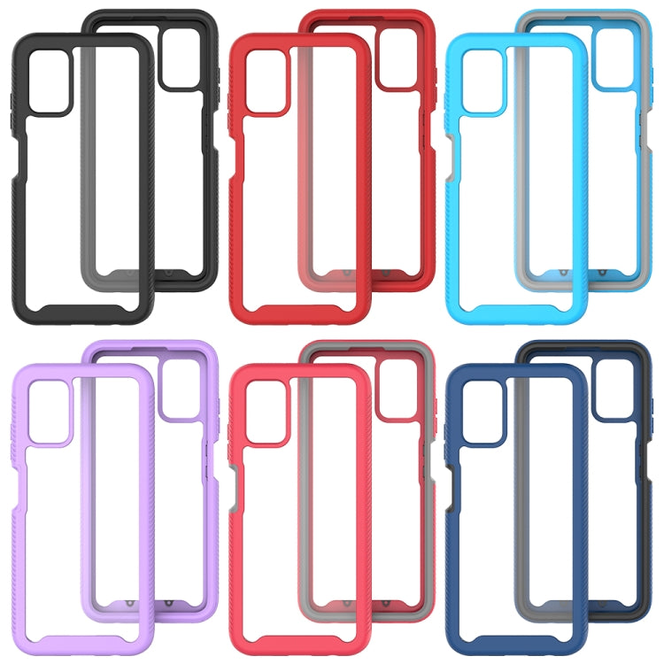 Starry Sky Solid Color Series Shockproof PC + TPU Phone Case, For Samsung Galaxy A03s 164mm, For Samsung Galaxy A03s 166mm