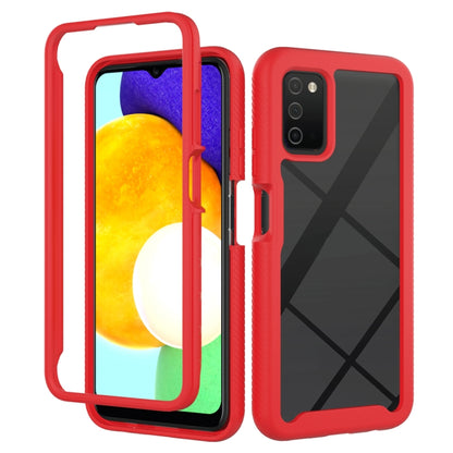 Starry Sky Solid Color Series Shockproof PC + TPU Phone Case, For Samsung Galaxy A03s 164mm, For Samsung Galaxy A03s 166mm