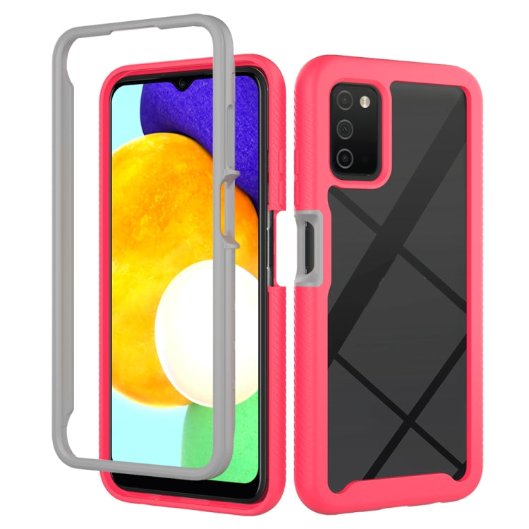 Starry Sky Solid Color Series Shockproof PC + TPU Phone Case, For Samsung Galaxy A03s 164mm, For Samsung Galaxy A03s 166mm