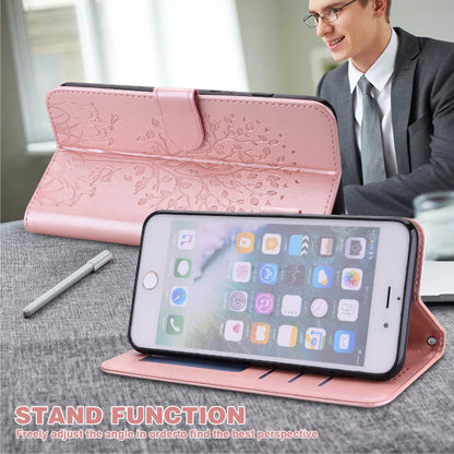 Tree & Deer Pattern Pressed Printing Horizontal Flip Leather Phone Case, For iPhone XS Max, For iPhone 7 / 8 / SE 2020 / SE 2022, For iPhone 11, For iPhone 11 Pro, For iPhone 11 Pro Max, For iPhone 12 / 12 Pro, For iPhone 12 Pro Max / 13 Pro Max       ...