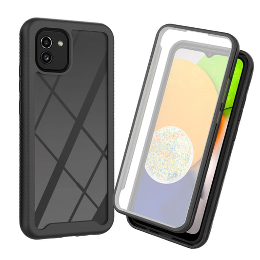 Starry Sky Solid Color Series PC + TPU Phone Case with PET Film, For Samsung Galaxy A03 164mm, For Samsung Galaxy A03 166mm, For Samsung Galaxy A13 4G, For Samsung Galaxy A33 5G, For Samsung Galaxy A53 5G, For Samsung Galaxy A73 5G
