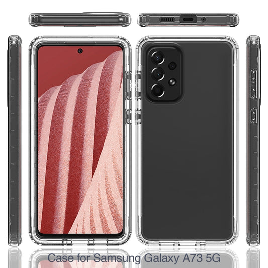 Transparency Two-color Gradient PC + TPU Phone Case, For Samsung Galaxy A73 5G, For Samsung Galaxy A03 164mm, For Samsung Galaxy A03 166mm, For Samsung Galaxy A03 Core, For Samsung Galaxy A13 4G, For Samsung Galaxy A13 5G, For Samsung Galaxy A23 4G    ...