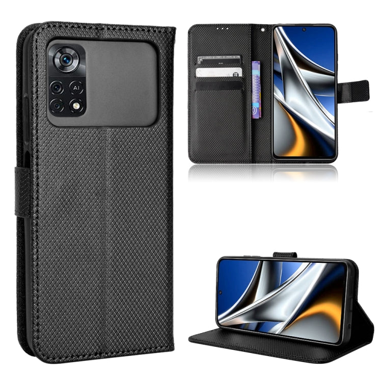 Diamond Texture Leather Phone Case, For Xiaomi Poco M4 Pro 4G Fine Hole, For Xiaomi Poco M4 Pro 5G Big Hole, For Xiaomi Poco M4 Pro 5G Fine Hole, For OnePlus Nord CE 2 5G, For OPPO A7 / AX7 / A5s / AX5s / A21, For OPPO Find X5 Pro, For OPPO Find X5    ...