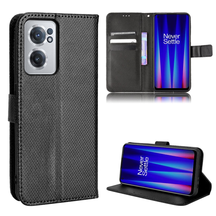 Diamond Texture Leather Phone Case, For Xiaomi Poco M4 Pro 4G Fine Hole, For Xiaomi Poco M4 Pro 5G Big Hole, For Xiaomi Poco M4 Pro 5G Fine Hole, For OnePlus Nord CE 2 5G, For OPPO A7 / AX7 / A5s / AX5s / A21, For OPPO Find X5 Pro, For OPPO Find X5    ...