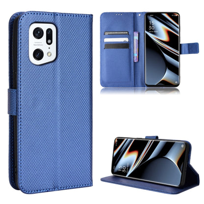 Diamond Texture Leather Phone Case, For Xiaomi Poco M4 Pro 4G Fine Hole, For Xiaomi Poco M4 Pro 5G Big Hole, For Xiaomi Poco M4 Pro 5G Fine Hole, For OnePlus Nord CE 2 5G, For OPPO A7 / AX7 / A5s / AX5s / A21, For OPPO Find X5 Pro, For OPPO Find X5    ...