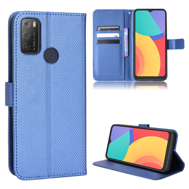 Diamond Texture Leather Phone Case, For Alcatel 1S 2021 / 3L 2021 / TCL 20E / 20Y, For Xiaomi Redmi Note 10 4G / Note 10S, For Honor X8, For Samsung Galaxy A03s 164.2mm, For Samsung Galaxy A03s 166mm, For Samsung Galaxy S21 Ultra 5G                    ...
