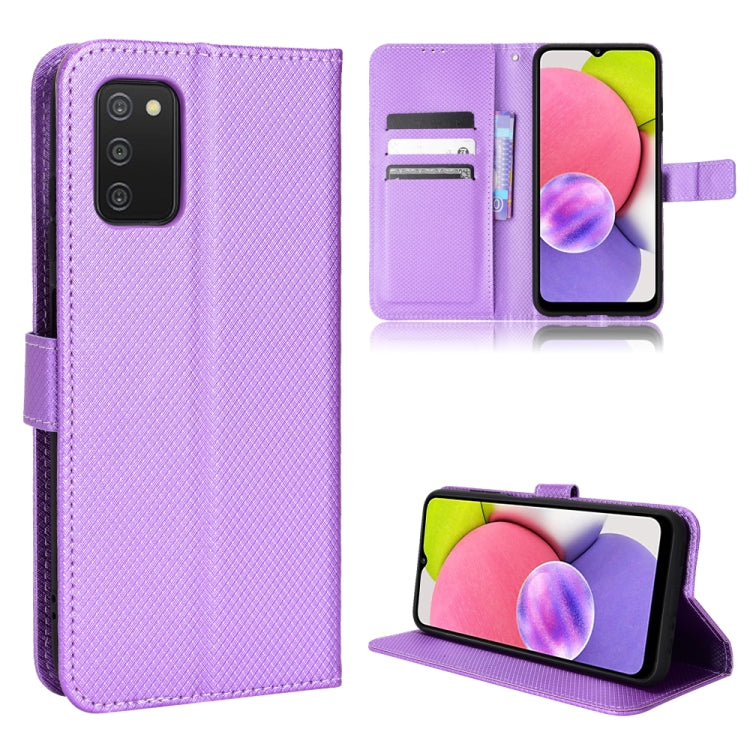 Diamond Texture Leather Phone Case, For Alcatel 1S 2021 / 3L 2021 / TCL 20E / 20Y, For Xiaomi Redmi Note 10 4G / Note 10S, For Honor X8, For Samsung Galaxy A03s 164.2mm, For Samsung Galaxy A03s 166mm, For Samsung Galaxy S21 Ultra 5G                    ...
