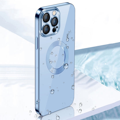 9D Electroplated Edge Len Film Clear PC + TPU Shockproof Case, For iPhone 11, For iPhone 11 Pro Max, For iPhone 12, For iPhone 12 Pro Max, For iPhone 13, For iPhone 13 Pro