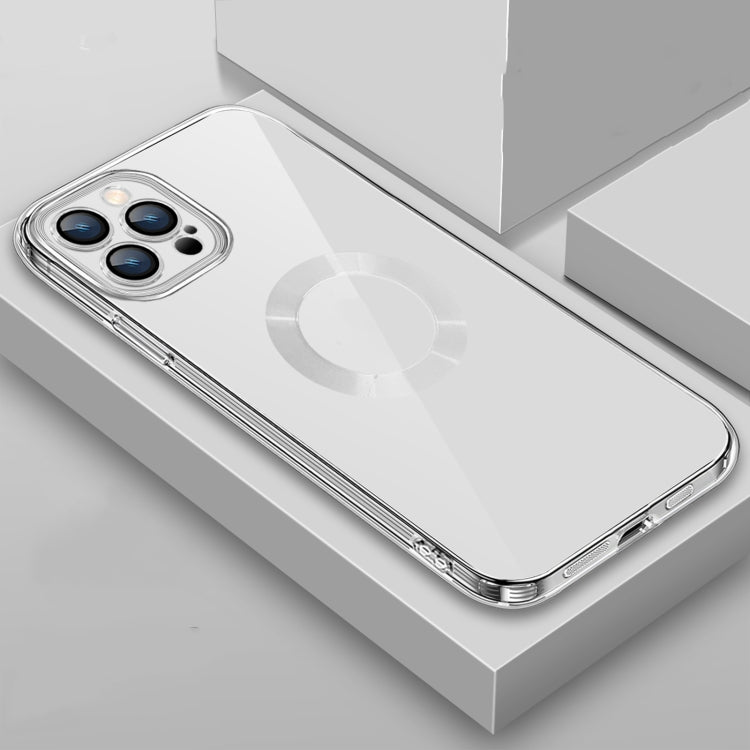 9D Electroplated Edge Len Film Clear PC + TPU Shockproof Case, For iPhone 11, For iPhone 11 Pro Max, For iPhone 12, For iPhone 12 Pro Max, For iPhone 13, For iPhone 13 Pro