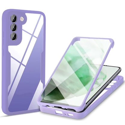 Acrylic + TPU 360 Degrees Full Coverage Shockproof Phone Case, For Samsung Galaxy A10s, For Samsung Galaxy A12, For Samsung Galaxy M52 5G, For Samsung Galaxy S22 5G, For Samsung Galaxy S22+ 5G, For Samsung Galaxy S22 Ultra 5G, For Samsung Galaxy A21s  ...