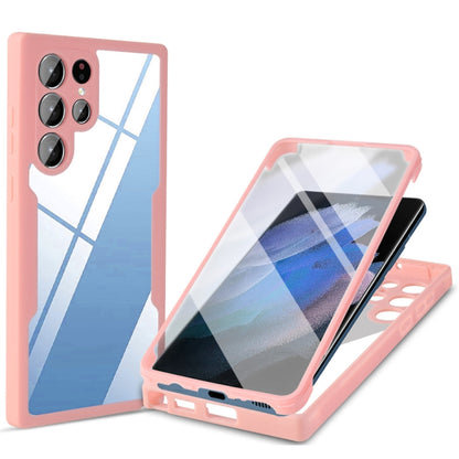 Acrylic + TPU 360 Degrees Full Coverage Shockproof Phone Case, For Samsung Galaxy A10s, For Samsung Galaxy A12, For Samsung Galaxy M52 5G, For Samsung Galaxy S22 5G, For Samsung Galaxy S22+ 5G, For Samsung Galaxy S22 Ultra 5G, For Samsung Galaxy A21s  ...