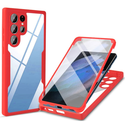 Acrylic + TPU 360 Degrees Full Coverage Shockproof Phone Case, For Samsung Galaxy A10s, For Samsung Galaxy A12, For Samsung Galaxy M52 5G, For Samsung Galaxy S22 5G, For Samsung Galaxy S22+ 5G, For Samsung Galaxy S22 Ultra 5G, For Samsung Galaxy A21s  ...