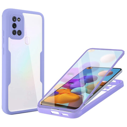 Acrylic + TPU 360 Degrees Full Coverage Shockproof Phone Case, For Samsung Galaxy A10s, For Samsung Galaxy A12, For Samsung Galaxy M52 5G, For Samsung Galaxy S22 5G, For Samsung Galaxy S22+ 5G, For Samsung Galaxy S22 Ultra 5G, For Samsung Galaxy A21s  ...