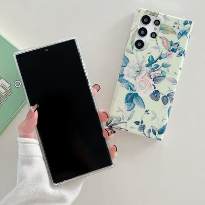 Laser Flower TPU Phone Case, For Samsung Galaxy S22 5G, For Samsung Galaxy S22+ 5G, For Samsung Galaxy S22 Ultra 5G