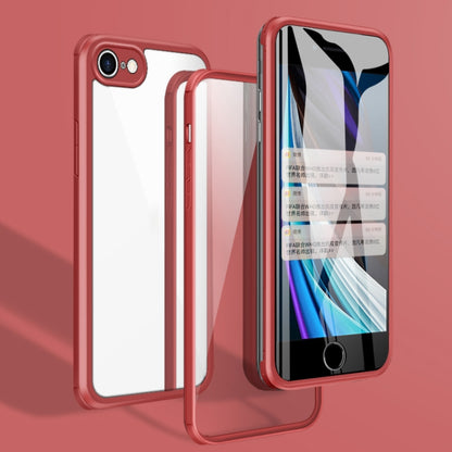 Double-sided Glass TPU Phone Case, For iPhone SE 2022 / SE 2020 / 7 / 8