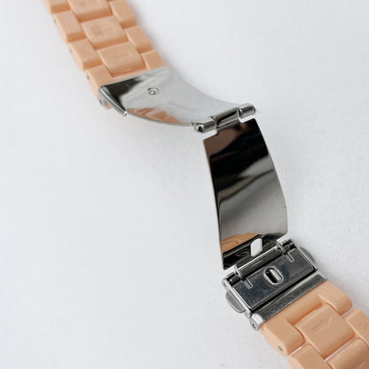 Candy Color Three-Bead Watchband For Apple Watch Series, 7 41mm / 6&SE&5&4 40mm / 3&2&1 38mm, 7 45mm / 6&SE&5&4 44mm / 3&2&1 42mm