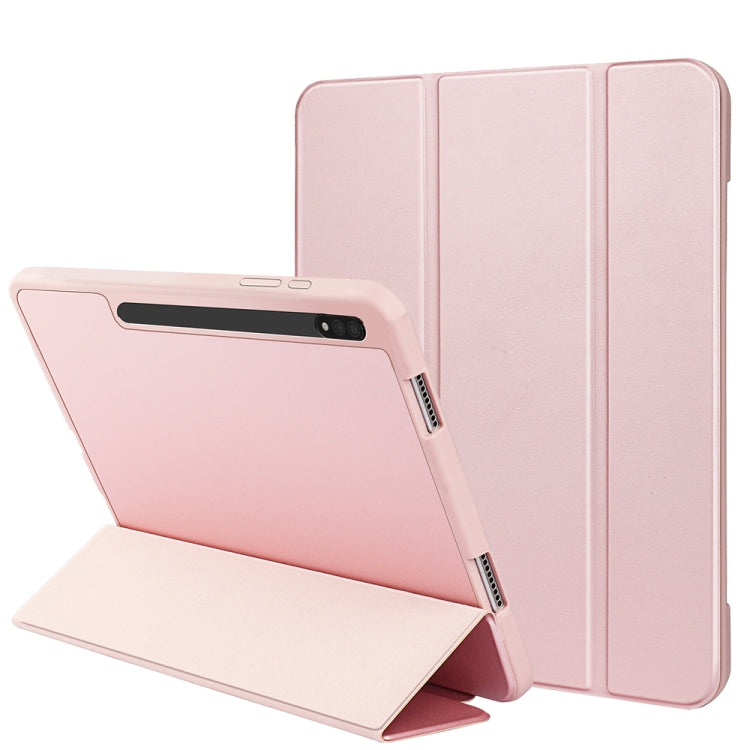 3-folding Honeycomb TPU Smart Leather Tablet Case, For Samsung Galaxy Tab S8 / X700, For Samsung Galaxy Tab S8+ / X800, For Samsung Galaxy Tab S8 Ultra / X900