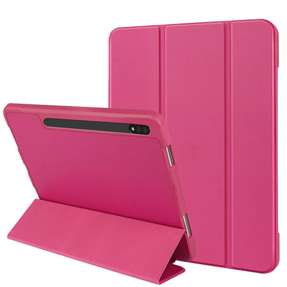 3-folding Honeycomb TPU Smart Leather Tablet Case, For Samsung Galaxy Tab S8 / X700, For Samsung Galaxy Tab S8+ / X800, For Samsung Galaxy Tab S8 Ultra / X900