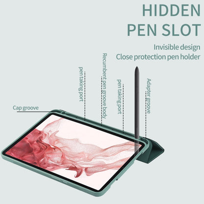 3-folding Honeycomb TPU Smart Leather Tablet Case, For Samsung Galaxy Tab S8 / X700, For Samsung Galaxy Tab S8+ / X800, For Samsung Galaxy Tab S8 Ultra / X900