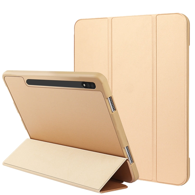 3-folding Honeycomb TPU Smart Leather Tablet Case, For Samsung Galaxy Tab S8 / X700, For Samsung Galaxy Tab S8+ / X800, For Samsung Galaxy Tab S8 Ultra / X900