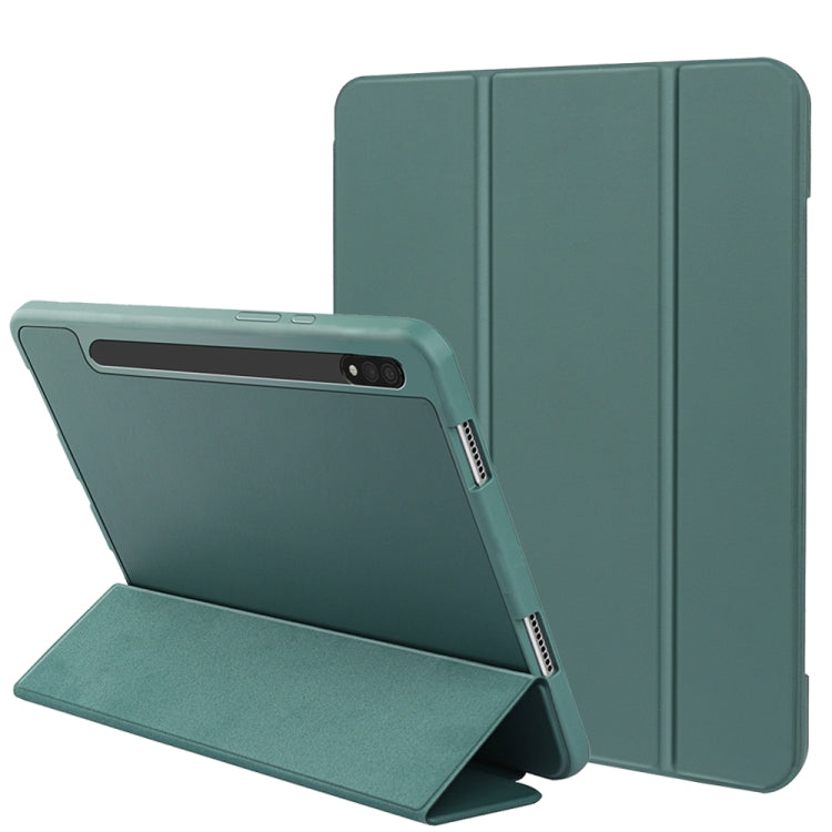 3-folding Honeycomb TPU Smart Leather Tablet Case, For Samsung Galaxy Tab S8 / X700, For Samsung Galaxy Tab S8+ / X800, For Samsung Galaxy Tab S8 Ultra / X900