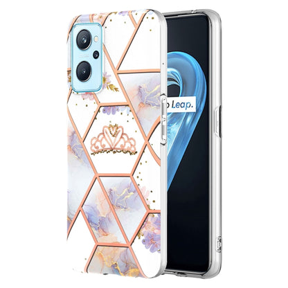 Electroplating Splicing Marble Flower Pattern TPU Shockproof Phone Case, For Nokia G10 / G20, For Nokia G21 / G11, For OPPO Realme 9 Pro+ 5G, For OPPO Realme 9 Pro 5G, For OPPO Realme 9i / A36/A96 4G, For Samsung Galaxy A13 4G                          ...